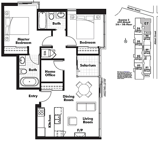 Floor plan 707