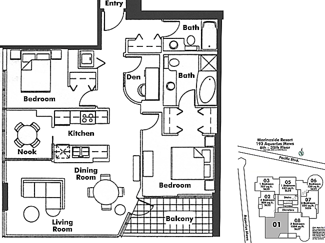 Floor plan 2101