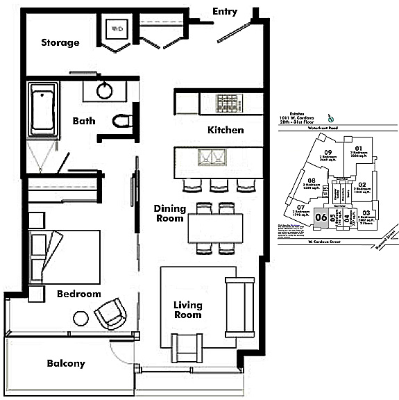 Floor plan 2406