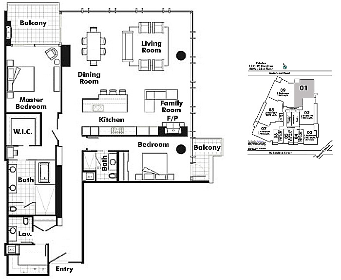 Floor plan 2601