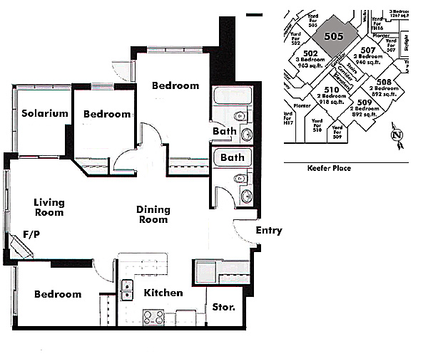 Floor plan 505