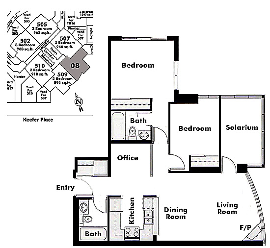 Floor plan 208