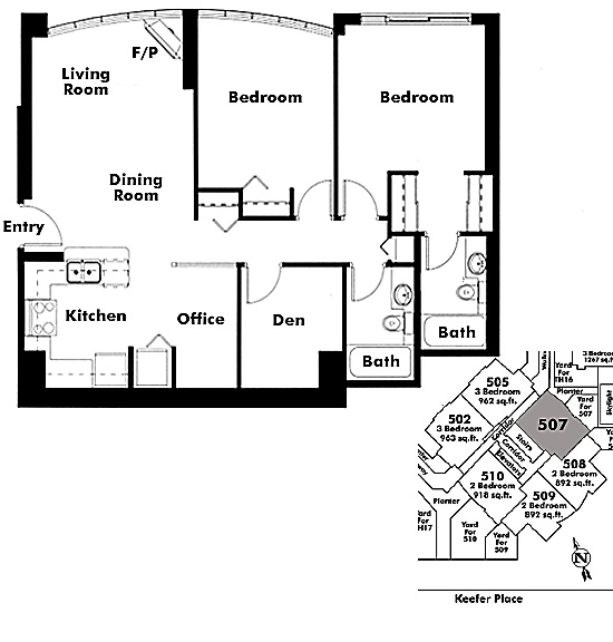 Floor plan 507