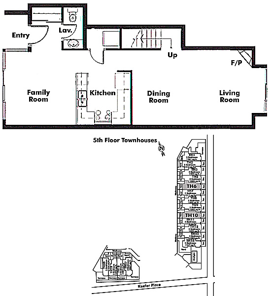 Floor plan TH6