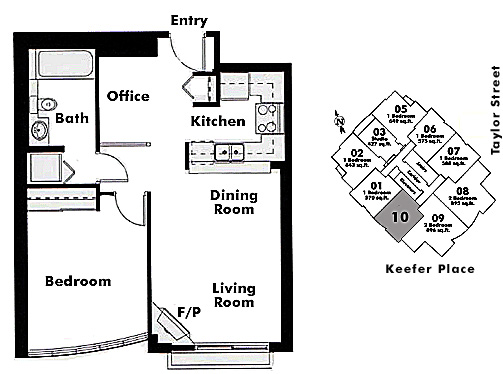 Floor plan 610