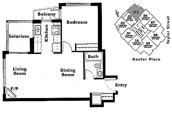 Floor plan 605