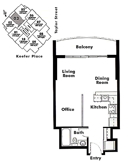 Floor plan 603