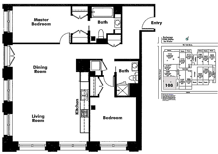Floor plan 108