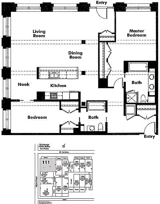 Floor plan 111