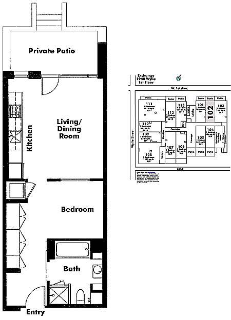 Floor plan 102