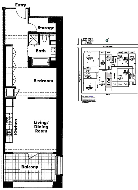 Floor plan 106