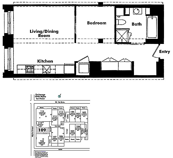 Floor plan 109