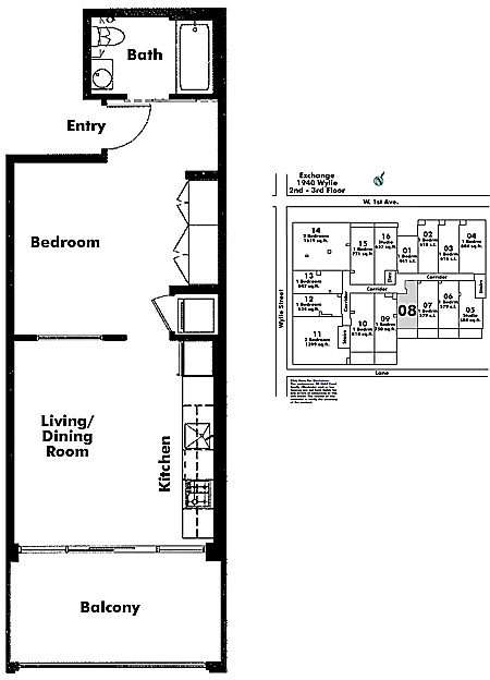 Floor plan 208
