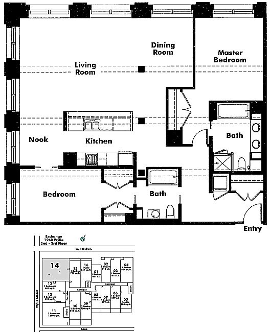 Floor plan 214