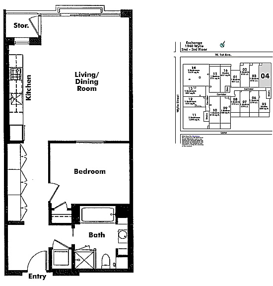 Floor plan 204