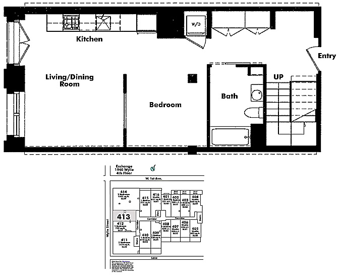 Floor plan 413