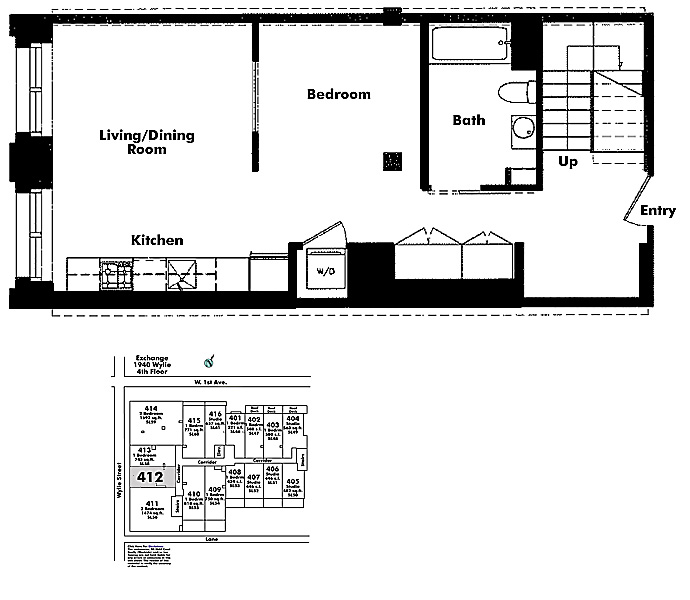 Floor plan 412