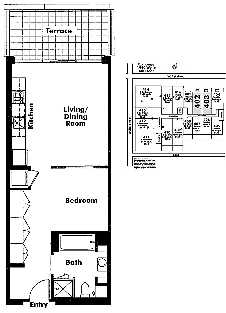Floor plan 402
