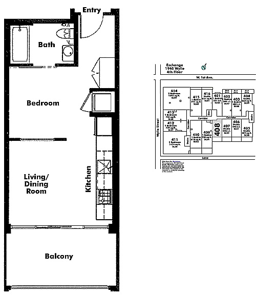 Floor plan 408