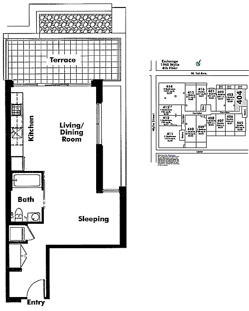 Floor plan 404