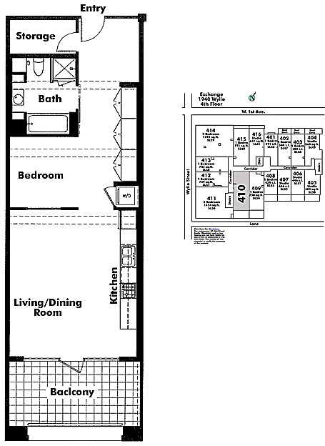 Floor plan 410