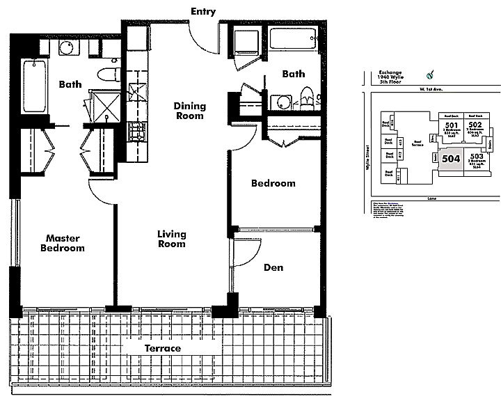 Floor plan 504