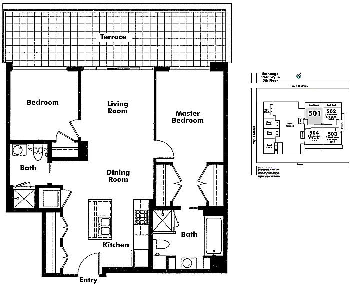 Floor plan 501