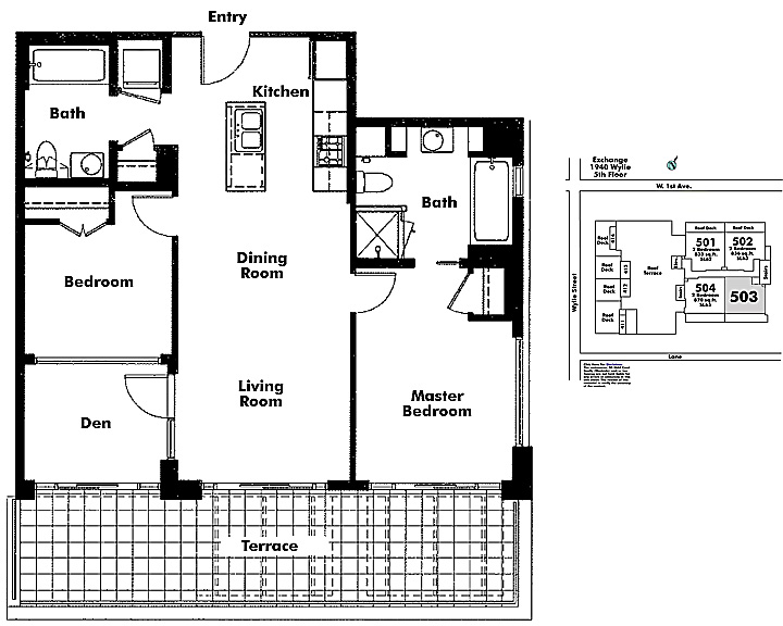 Floor plan 503