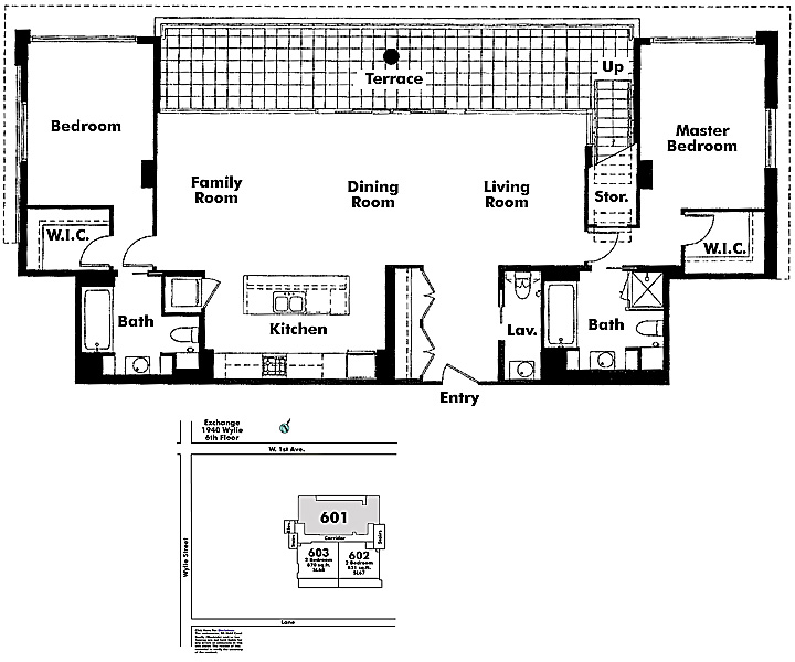 Floor plan 601