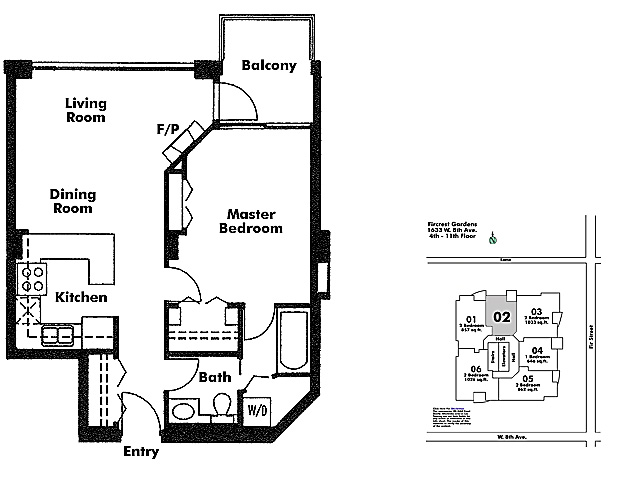 Floor plan 402