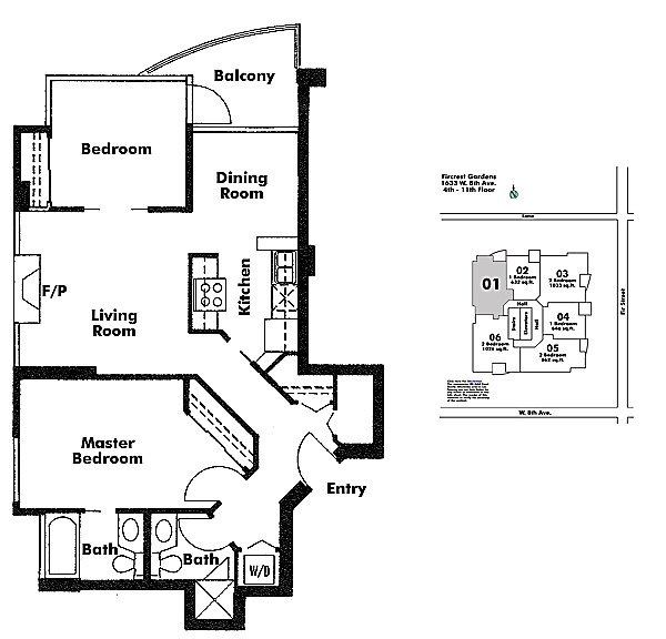 Floor plan 601