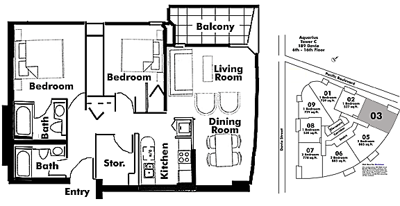 Floor plan 1303