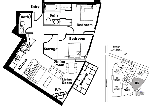 Floor plan 1305