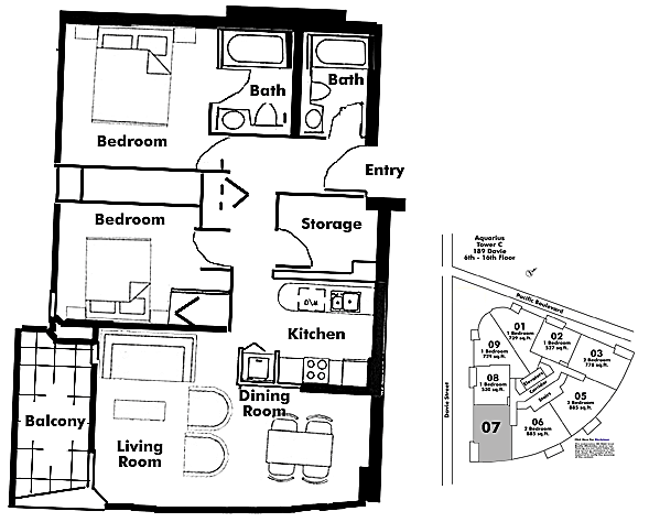 Floor plan 1007