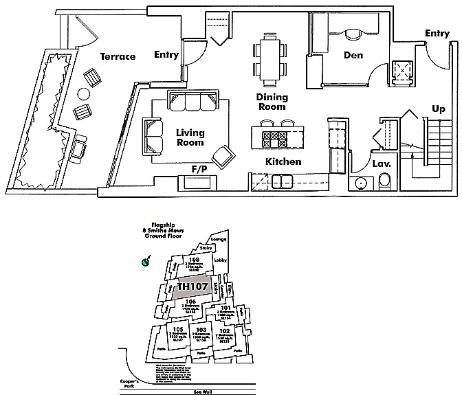 Floor plan TH107