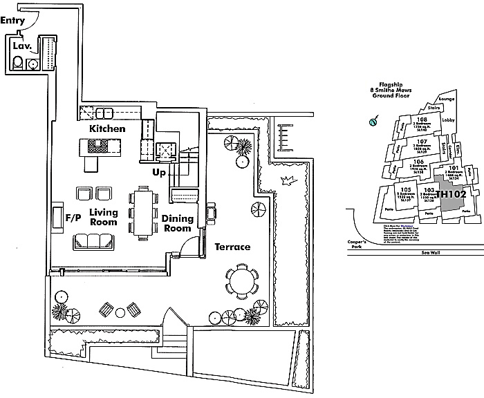 Floor plan TH102