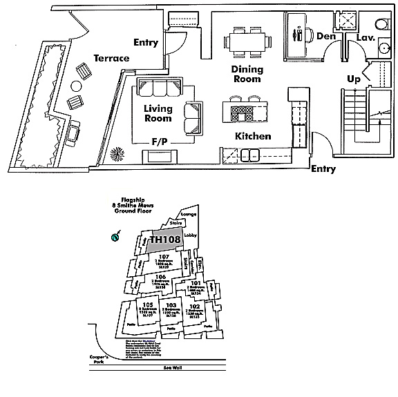 Floor plan TH108