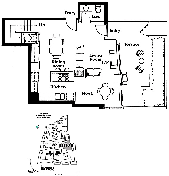 Floor plan TH101