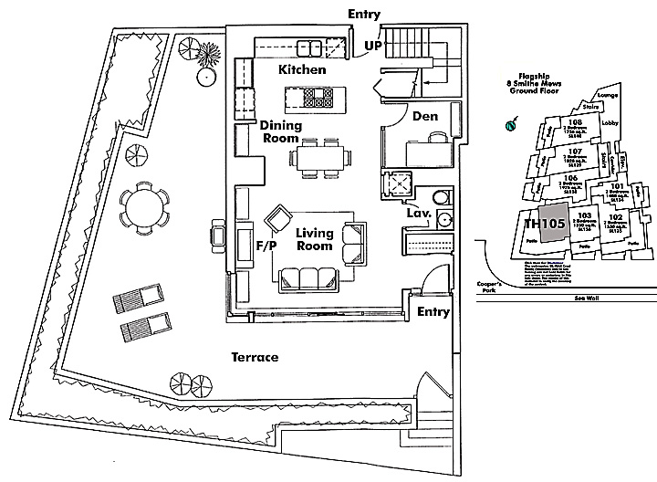 Floor plan TH105