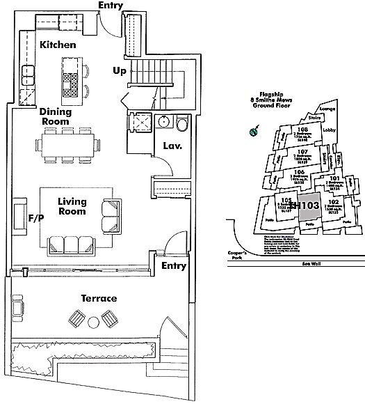 Floor plan TH103