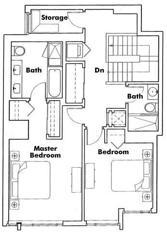 Floor plan TH105