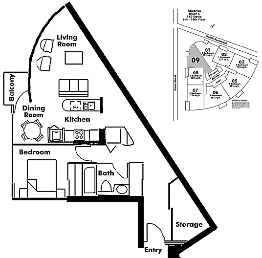 Floor plan 809