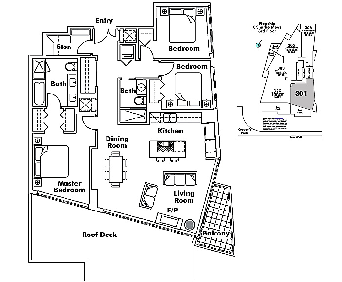 Floor plan 301