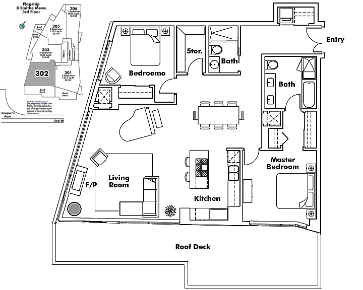 Floor plan 302