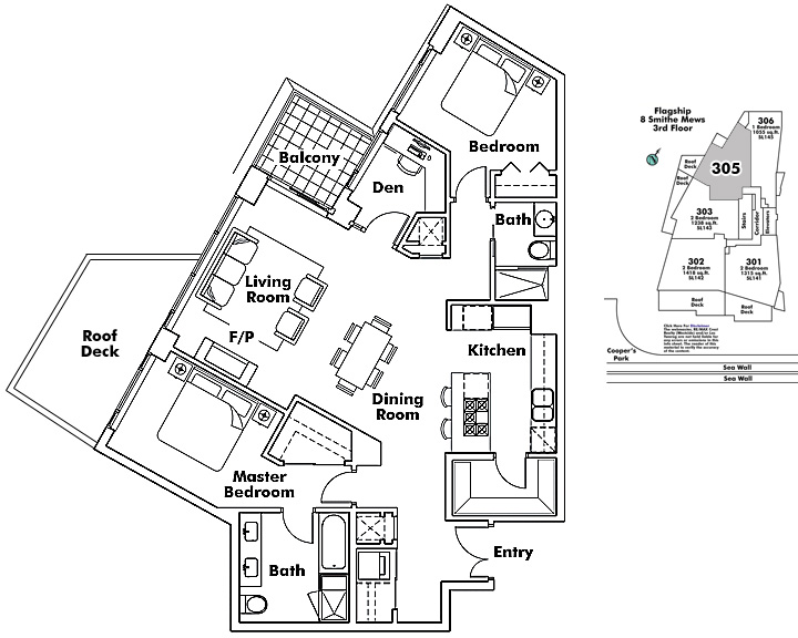 Floor plan 305