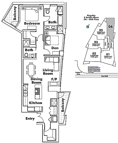 Floor plan 806