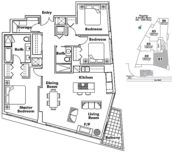 Floor plan 801
