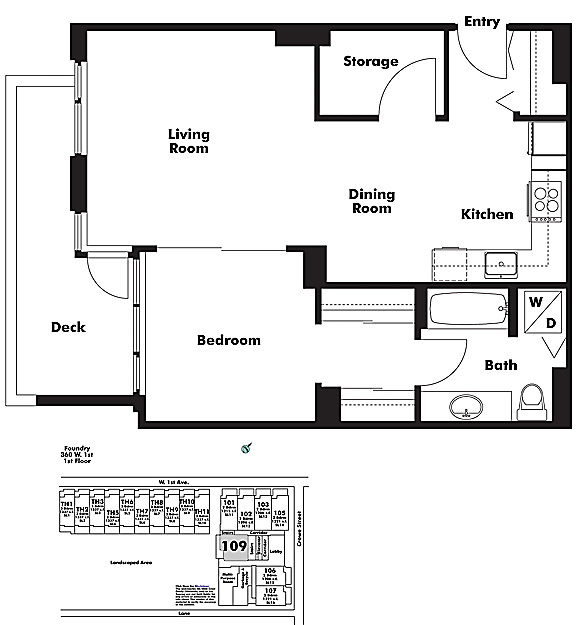 Floor plan 109