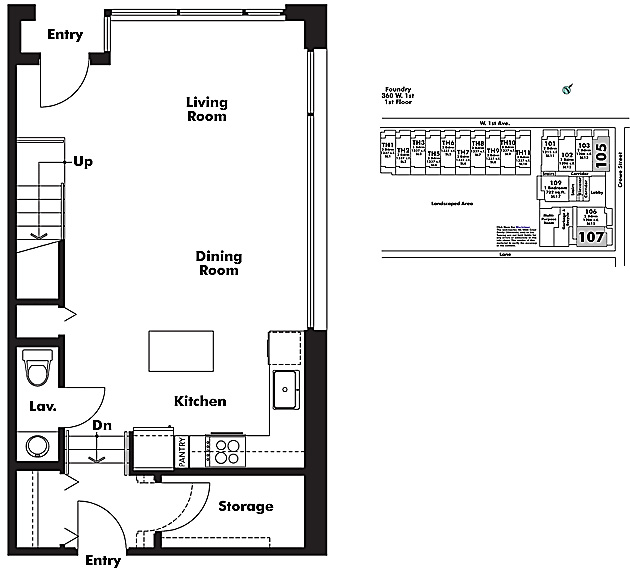 Floor plan 105