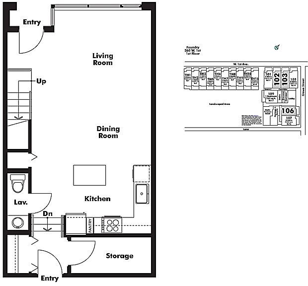 Floor plan 102